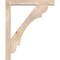 Ekena Millwork Olympic Block Smooth Bracket w/ Offset Brace, Douglas Fir, 5 1/2"W x 36"D x 44"H BKT0604X36X44OLY05SDF - alternate 4